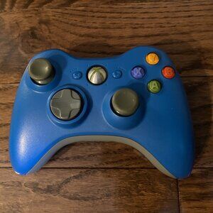 XBOX 360 Blue Wireless Controller